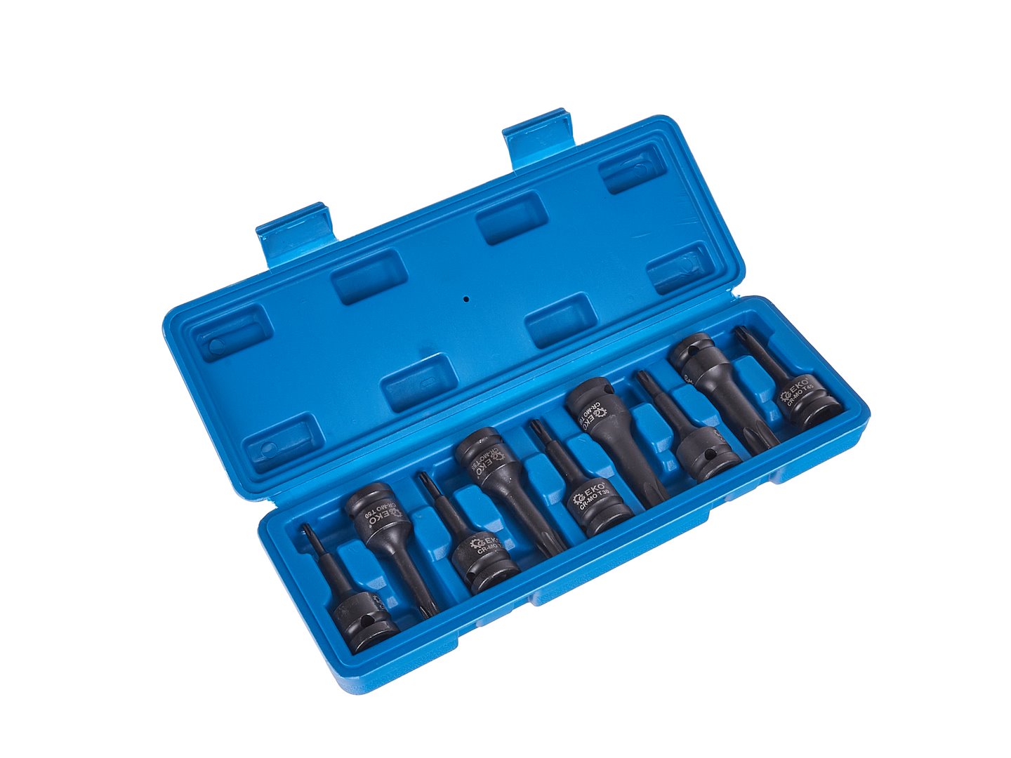 Набір ударних насадок Torx Geko G10526 9 шт T20-T70 CR-MO - Зображення 6