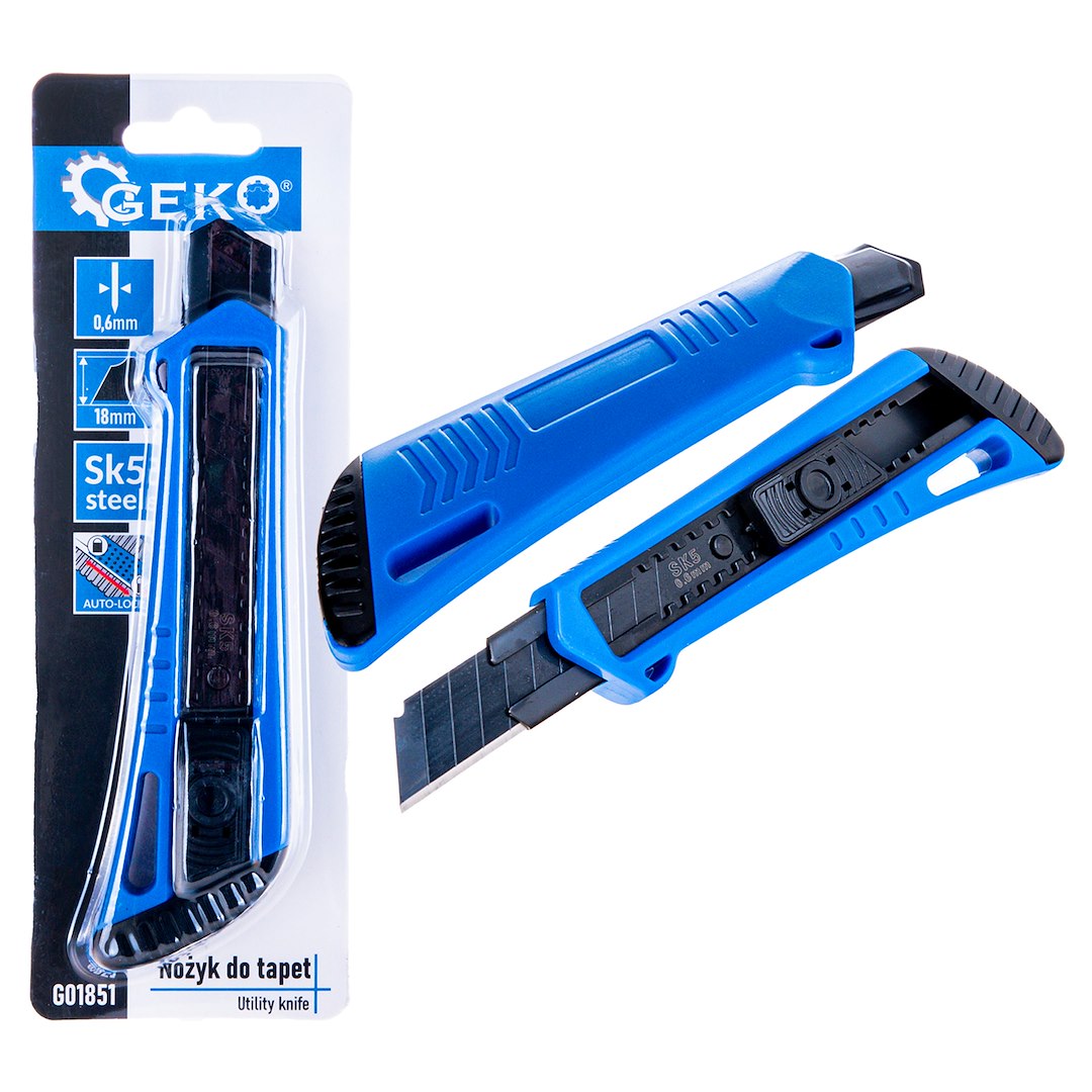Ніж з відломним лезом Geko G01851
