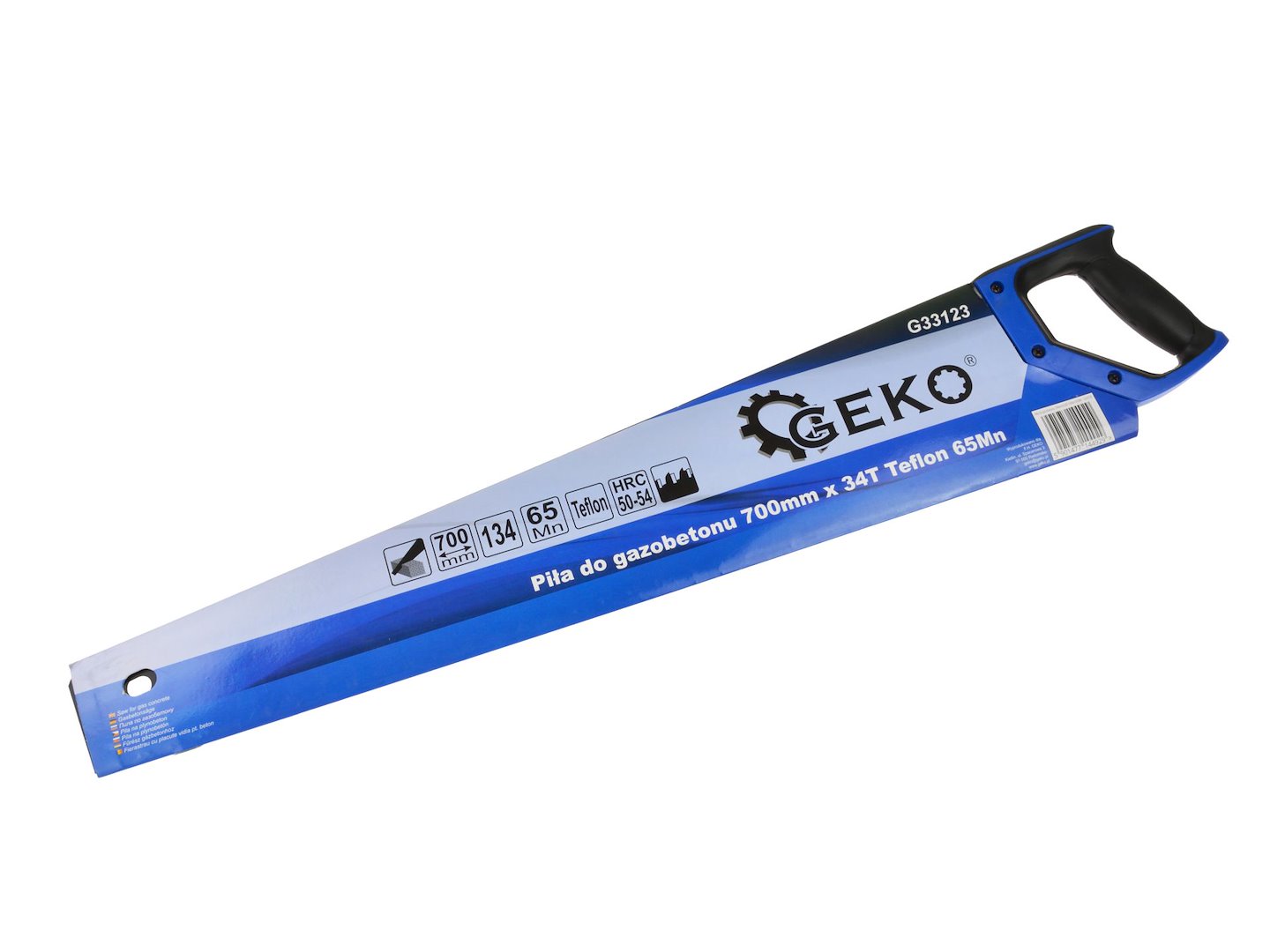 Пилка для газобетону Geko G33121 тефлонова 600-800мм - Зображення 4