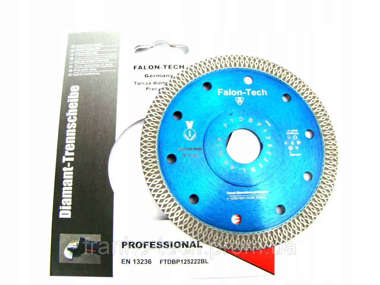 Алмазний диск для плитки Falon-Tech 125мм
