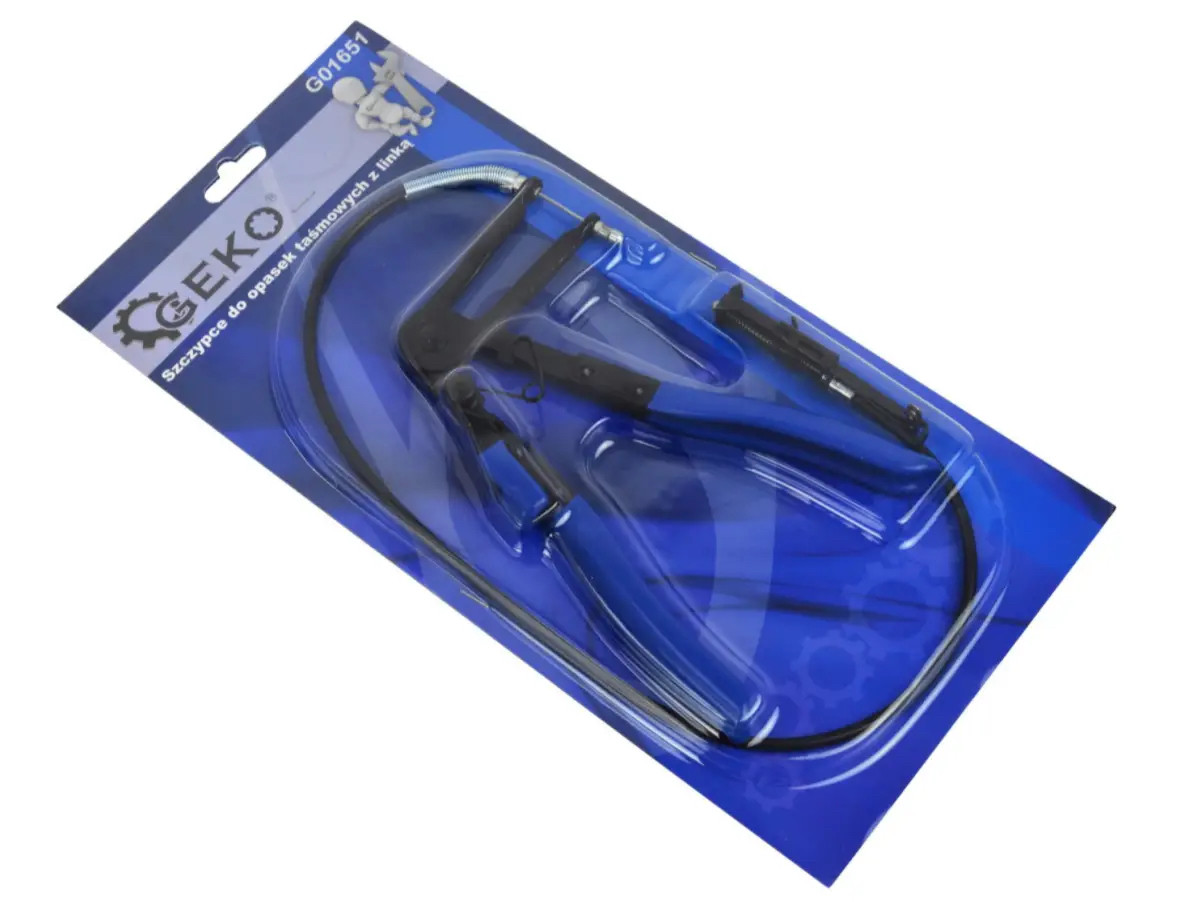 Кліщі для хомутів GEKO G01651 flexible з тросом і фіксатором - Зображення 6