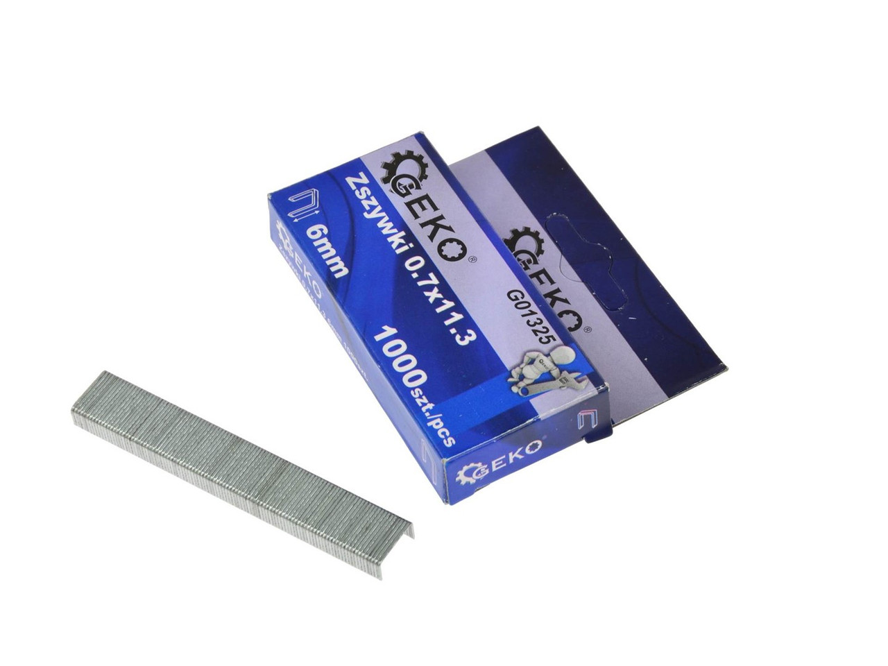 Скоби для ручного степлера 1000шт Geko G01325