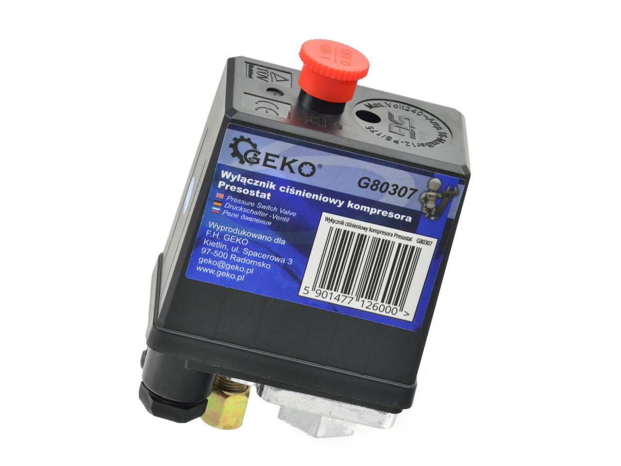 Реле тиску компресора Geko G80307