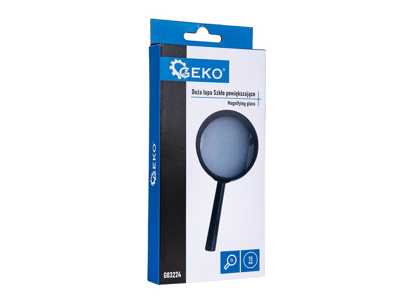 Збільшувальне скло "лупа" Geko G03224 75мм 3x - Зображення 5