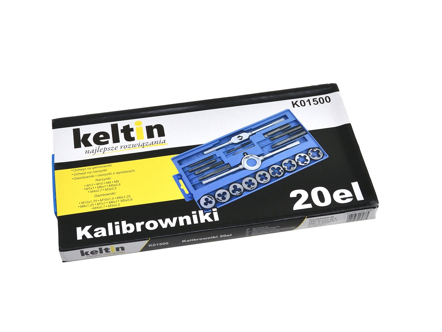 Набір плашок та мітчиків Keltin K01500 20/40елементів - Зображення 5