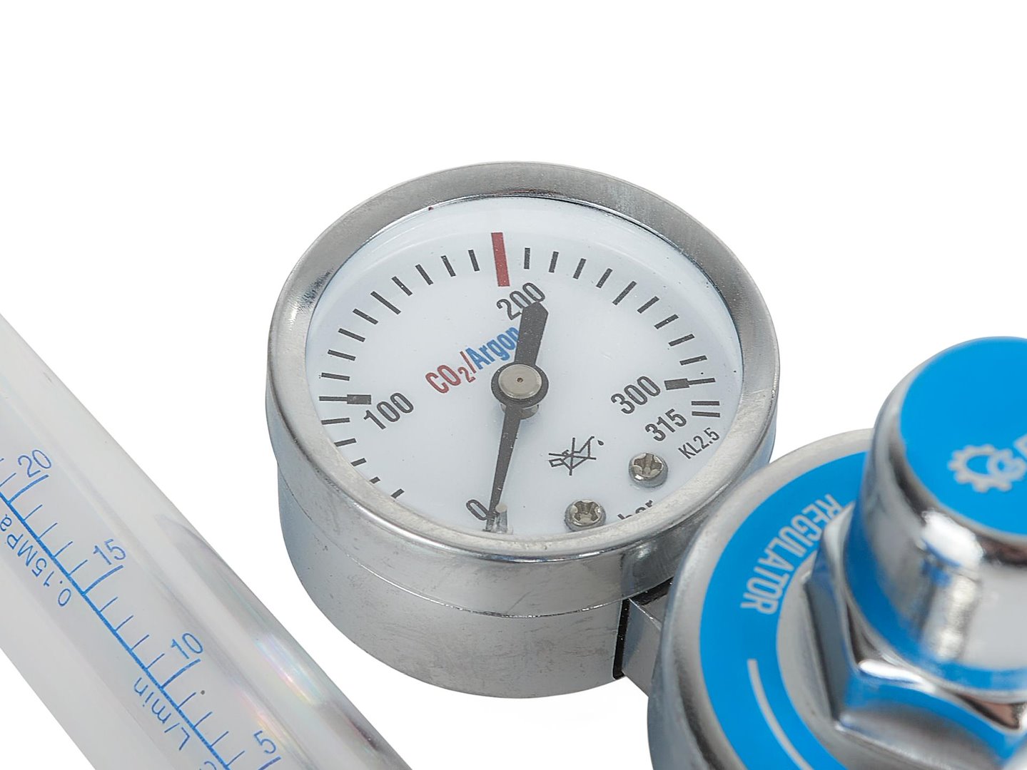 Редуктор CO2/ARGON з ротаметром Geko G80075 - Зображення 5