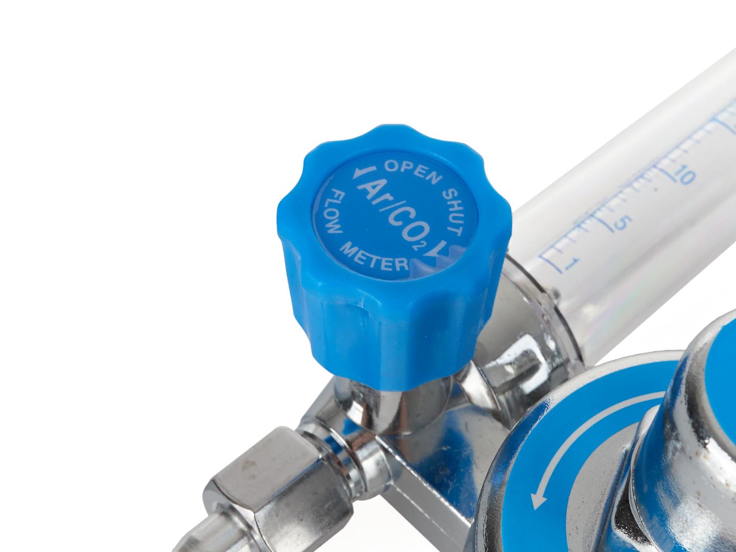 Редуктор CO2/ARGON з ротаметром Geko G80075 - Зображення 4